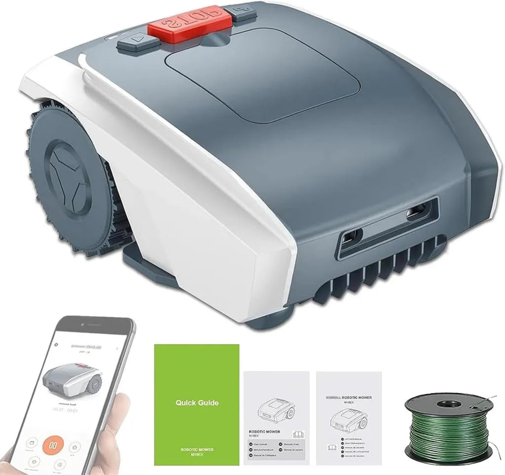 Robot Tondeuse Intelligente avec Planification par Application, Chargement Automatique