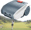 Robot Tondeuse Automatique Silencieux avec Réglage Hauteur 20-55 mm pour Jardins Jusqu'à 0,4 Acre