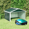 Abri pour Robot Tondeuse en Acier Galvanisé Vert 92x97x63 cm