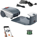 Robot tondeuse intelligente avec application, planification et charge automatiques, coupe de 19 cm, hauteur réglable de 2 à 5,5 cm, 110 V