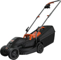 Tondeuse à gazon électrique 1000W, légère, largeur 32cm, 3 hauteurs réglables, bac de ramassage 30L