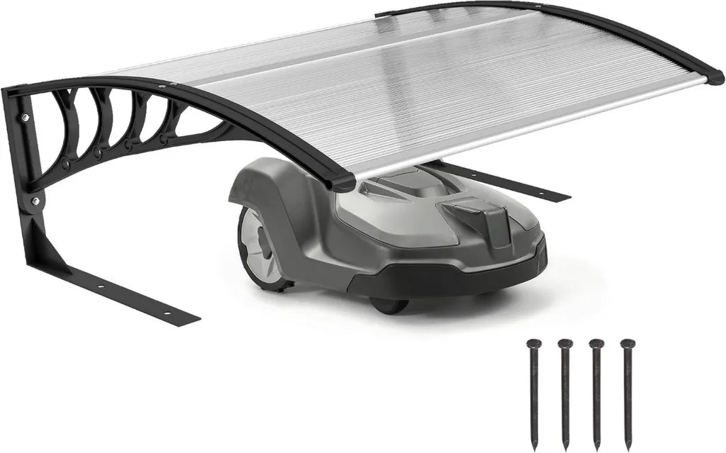Abri pour Tondeuse Robot Outsunny avec Toit Anti-UV et Résistant aux Intempéries