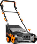 Balayeuse électrique pour pelouse artificielle 1800 W - Brosse avec sac de 45 L, réglage de hauteur, largeur de travail 38 cm