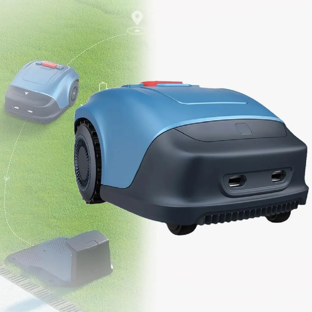 Robot tondeuse connectée multi-zones, coupe 18 cm pour jardins petits et moyens, gestion intelligente