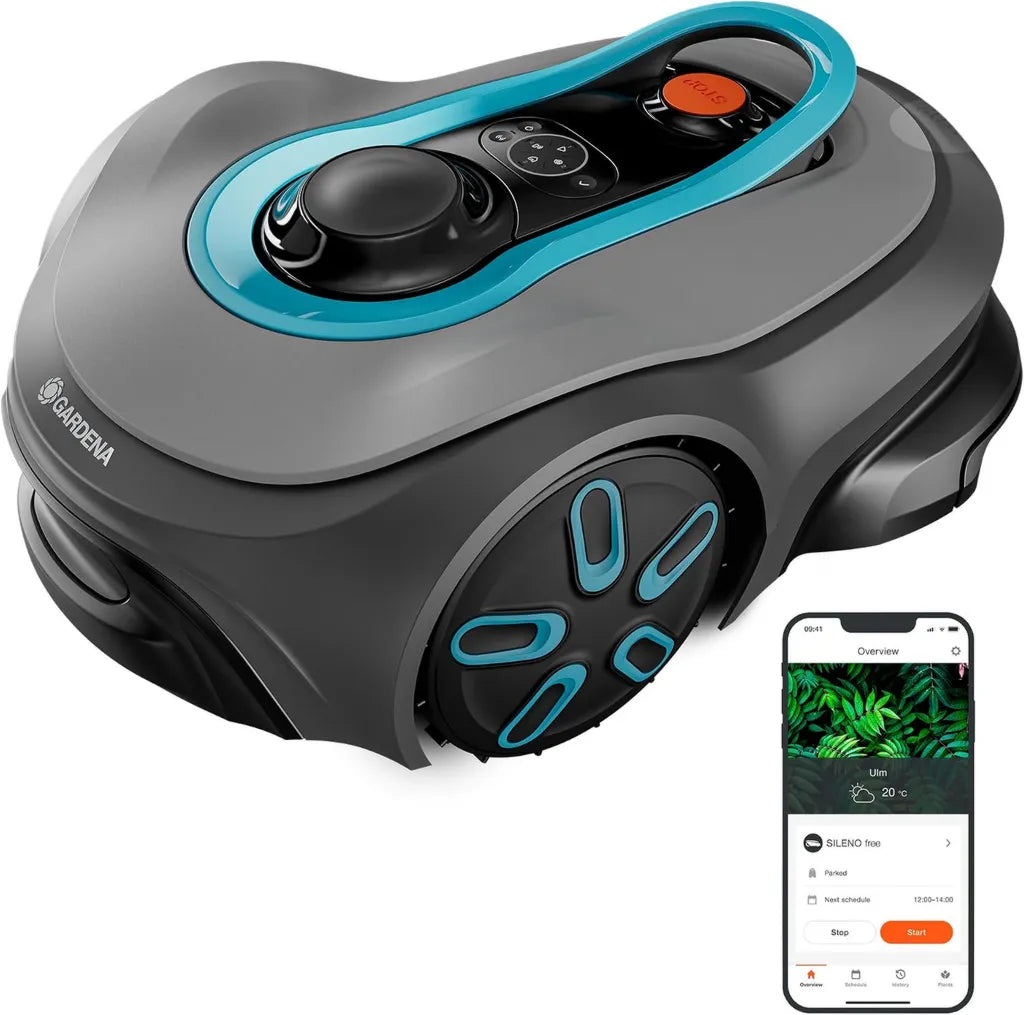 Robot Tondeuse GARDENA Smart SILENO 750 m², Intelligente et Silencieuse
