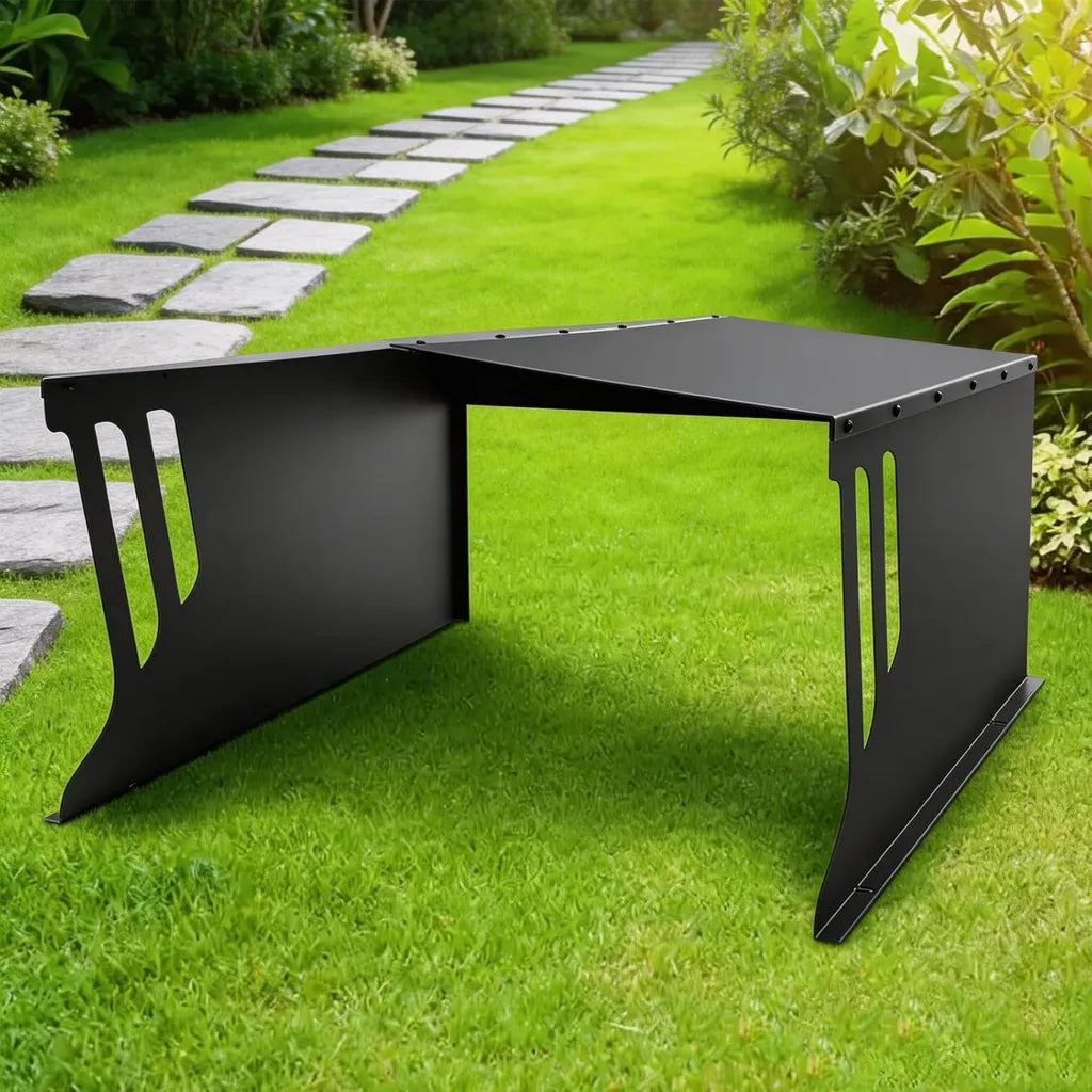 Abri en acier pour tondeuse robot - Protection jardin 78x61x31 cm