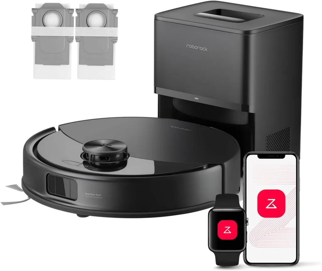 Aspirateur Robot Roborock Q10 S5+ avec Station de Vidage, 10000 Pa, Système Anti-emmêlement et VibraRise 2.0