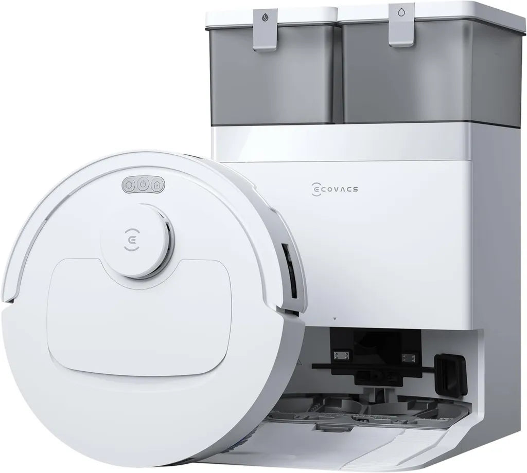 Aspirateur Robot Laveur ECOVACS DEEBOT T30e Omni avec Puissance 25000 Pa et Technologie ZeroTangle