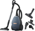 Aspirateur avec Sac Electrolux Pure D8, Ultra Silencieux 57dB, Technologie Intelligente, Commandes LED, Denim Bleu