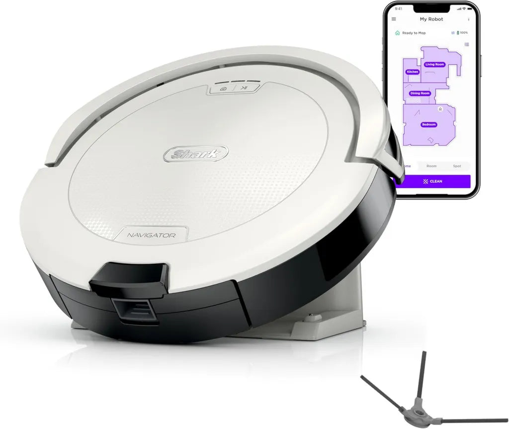 Aspirateur Robot Shark AV2120 avec Brosse Autonettoyante et Navigation Intelligente
