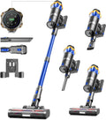Aspirateur Balai sans Fil 650W 55KPA, Autonomie 70min, Capacité 1.6L, Écran Tactile OLED, Brosse Anti-Enchevêtrement, Support Mural Inclus, Idéal pour Sols Durs, Animaux, Voiture