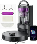 Aspirateur Robot EUREKA E20 Plus, 8000 Pa, Station Écologique, Vidange Automatique, 180 min d'Autonomie, Détection 3D AI, Pour Tapis et Poils