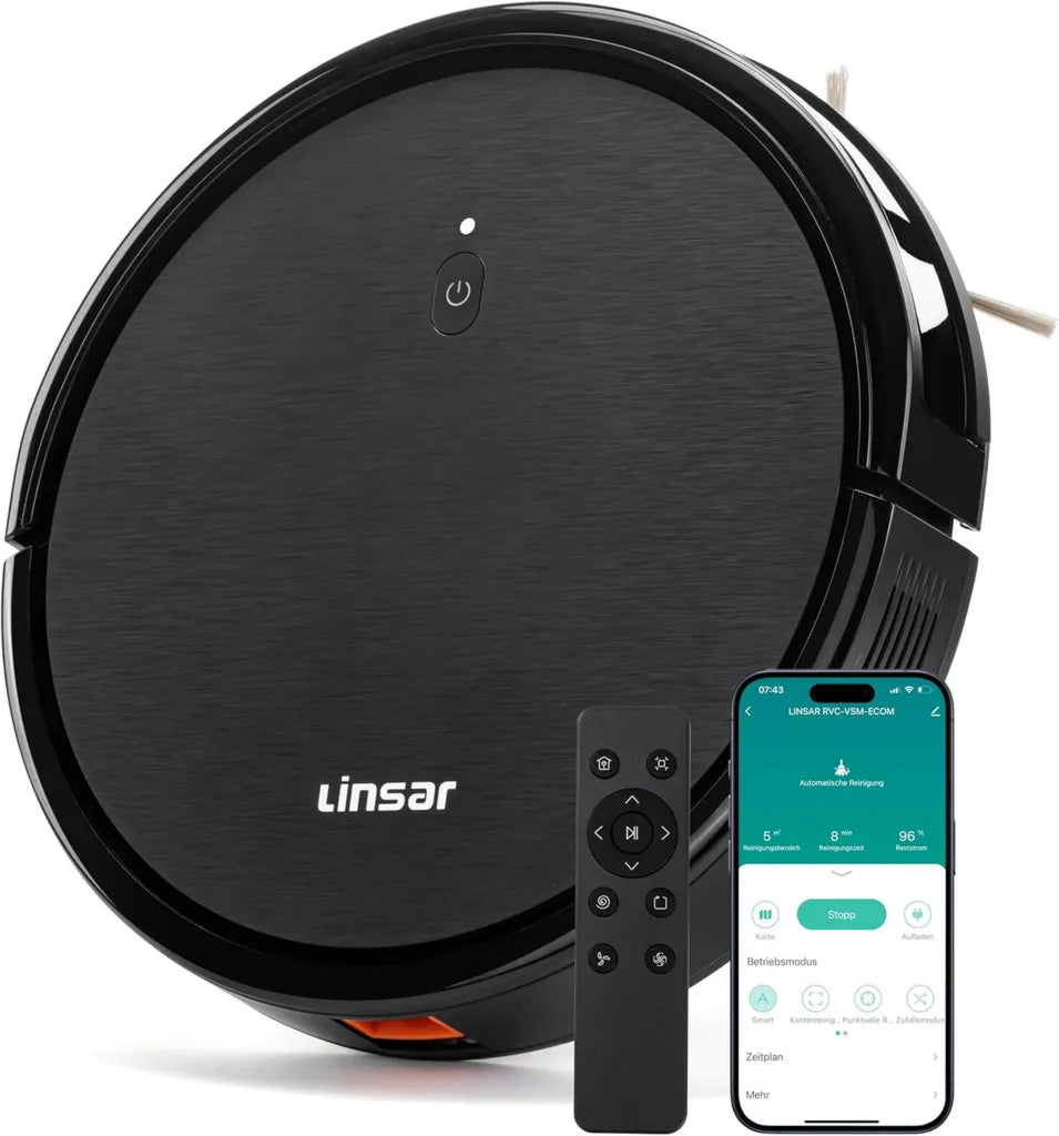 Aspirateur Robot Linsar - Efficacité et Autonomie Maximales pour Maisons avec Animaux