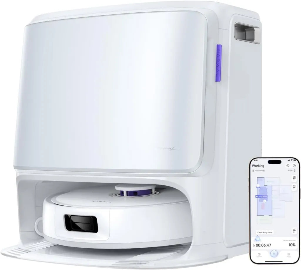 Aspirateur Robot NARWAL Freo Z10 avec Nettoyage Haute Température et Base Intelligente