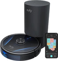 Aspirateur Robot Eufy LR30 Hybrid+ avec Auto-Vidage, 60 Jours d'Autonomie, Navigation Laser et Puissance 3000 Pa