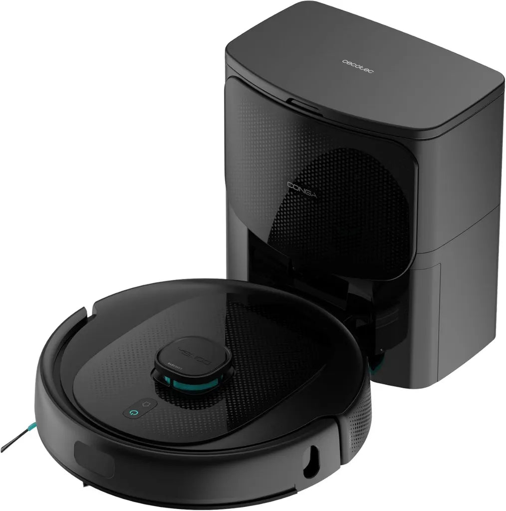 Aspirateur Robot Cecotec Conga 9590 avec Base Auto-vidange, Navigation Laser 10000Pa