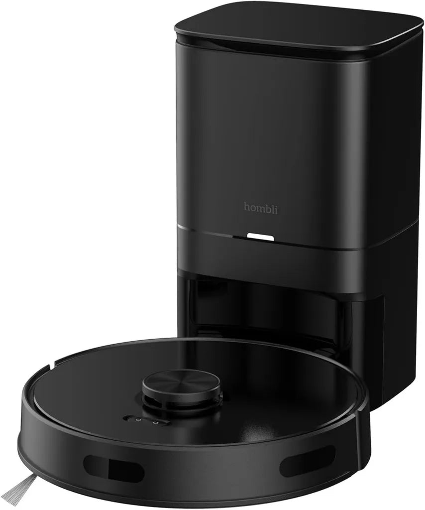 Aspirateur Robot Hombli avec Nettoyage et Navigation LiDAR, Filtre HEPA, Compatible Google Alexa, 90 min Autonomie
