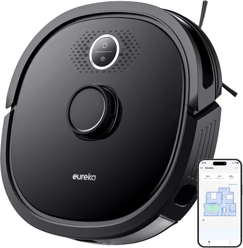 Aspirateur Robot Eureka NER650 Wi-Fi, Cartographie Avancée et Compatibilité Alexa