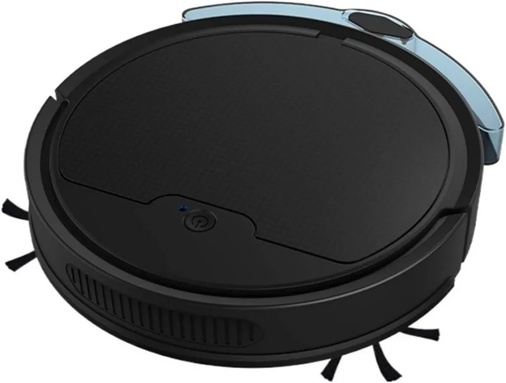 Aspirateur Robot DieffematicJQX Noir avec Télécommande - Nettoyage de Sols, Balayage, Lavage et Aspiration