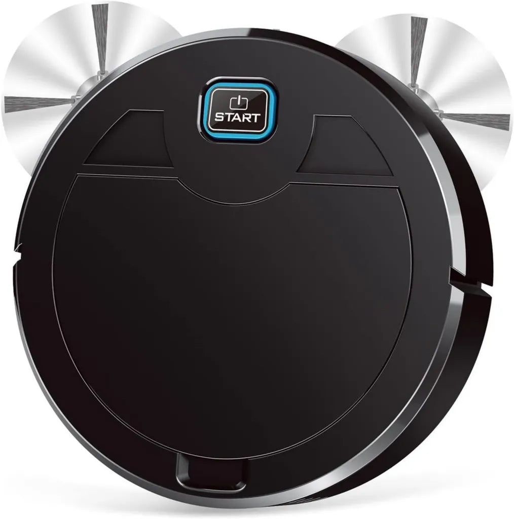 Aspirateur Robot Sans Fil DieffematicJQX - Intelligent et Rechargeable, Couleur Noire