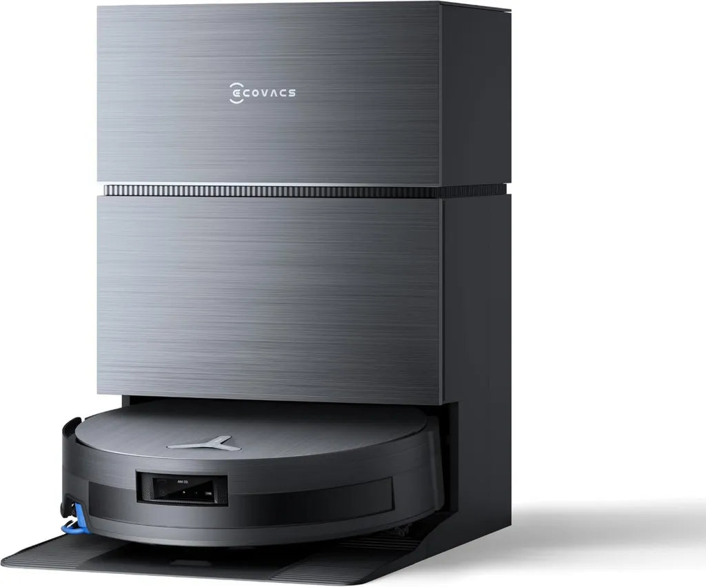 ECOVACS DEEBOT X11 Pro Omni Robot Nettoyeur 19500 Pa, PowerBoost, OZMO Roller 2.0, Ascension 4 cm, ZeroTangle, TruEdge, Station Omni Intelligente