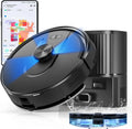 Aspirateur Robot Vexilar Cleanova W11, 5000Pa, Vidange Automatique, Navigation LiDAR, 180 min, Compatible Alexa et Application, Parfait pour Tapis et Poils d'Animaux