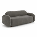 Canapé 3 Places en Tissu Gris