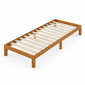 Cadre de lit simple en bois de pin 90x200 cm