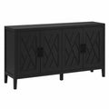 Buffet en Bois avec Portes Noires